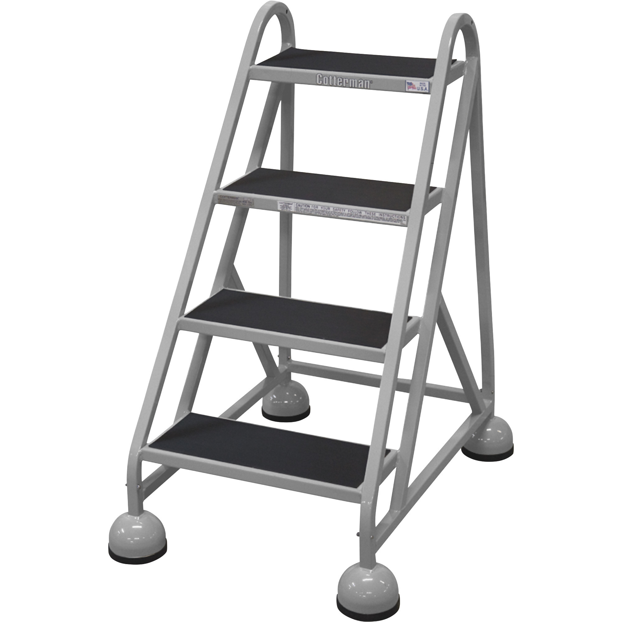 Cotterman Steel (Step) Ladder, 36in. Max. Height, Model# ST-400 A5 C1 P5